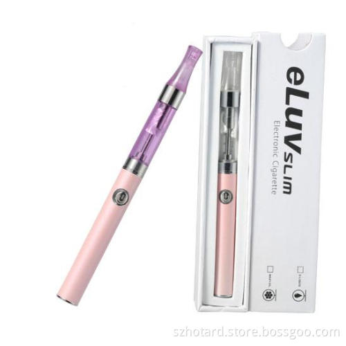 Unique Slim Design E-Cigarette Factory Price Kit 808-D/Eluv